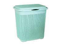 Корзина для белья Вязание 40л IDEA фисташковая