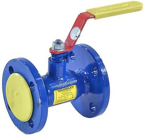 Кран стальной шаровый фланцевый 11с67п Ду80 Ру16 фл Маршал 2Цф.00.1.016.080/065, РФ