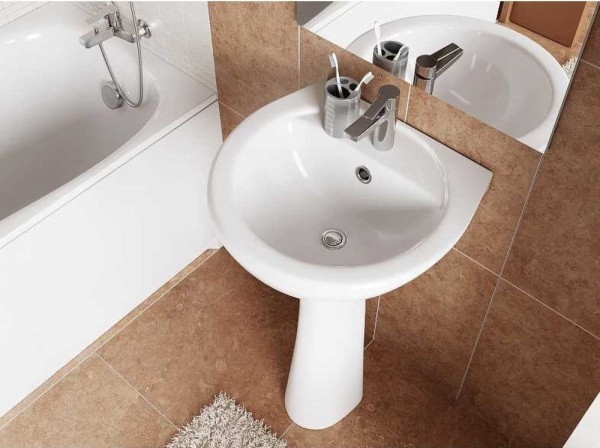 Умывальник 2-ой величины 1-отверстие СОНАТА 55 SANTERI Умывальник 2-ой величины 1-отверстие СОНАТА 55 SANTERI