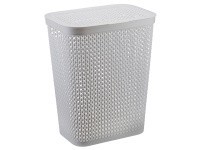 Корзина для белья Пирула 35л IDEA смоки