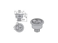 Кнопка для сливного механизма, Alcaplast Кнопка для сливного механизма, Alcaplast