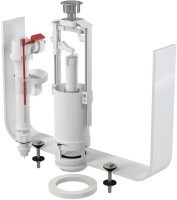 Арматура со стоп кнопкой, нижний 1/2, Alcaplast (Пластиковый штуцер) SA2000S-BL-01 Alcaplast 