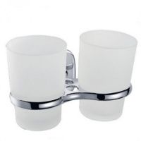 Стакан ZOLLEN SIEGEN (SI85424) для зубных щеток и пасты настенный, 2 стакана Стакан ZOLLEN SIEGEN (SI85424) для зубных щеток и пасты настенный, 2 стакана