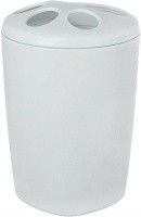 Подставка для зубных щеток Aqua снежно-белая Подставка для зубных щеток Aqua снежно-белая