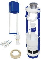 Арматура для бачка унитаза универсальная АС-17.1М, нижняя подводка, кнопка хром