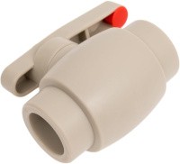 Кран шаравой ПП 25 серый РосТурПласт 27910