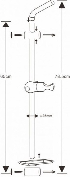 Душевая стойка A-five (A5-012) Душевая стойка A-five (A5-012)