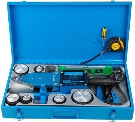 Сварочный аппарат для полимерных труб Solaris PW-1502 (1500-1650 Вт, 6 насадок: 20 - 63 мм, 2 режима)