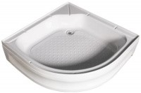 Поддон душевой полукруглый WEMOR 90/24 C 900*900*240 мм