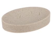 Мыльница Perfecto Linea Yellowstone, натуральный камень, полирезин, бежевая Мыльница Perfecto Linea Yellowstone, натуральный камень, полирезин, бежевая