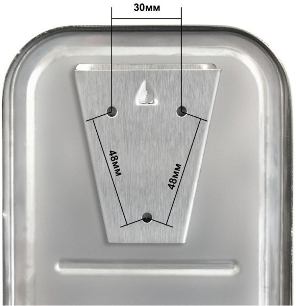 Дозатор для жидкого мыла из нержавеющей стали матовый puff-8605m 500 мл