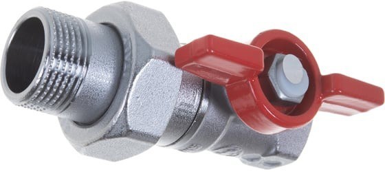 Кран латунный шаровый американка Ду-15 Г-Ш ру 42 Giacomini R259X003 бабочка