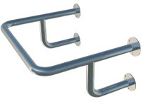 Поручень вокруг умывальника 4 крепления к стене