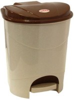 Контейнер для мусора с педалью 19л (бежевый мрамор) IDEA