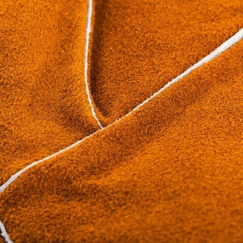 Краги спилковые пятипалые усиленные (на подкладке из х/б и флиса) р-р 10/XL JetaSafety