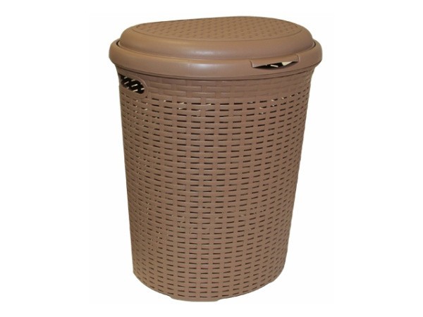 Корзина для белья Ротанг 50л IDEA бежевая Корзина для белья Ротанг 50л IDEA бежевая
