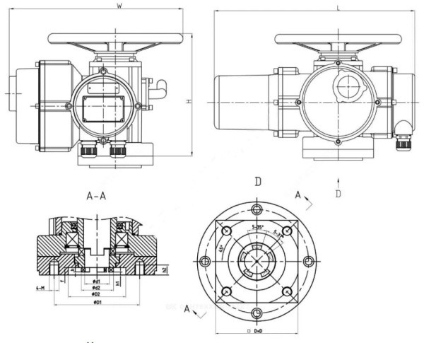 Электропривод S-300-24 380В "Б" Benarmo