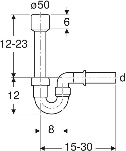 Сифон для умывальника, c запир.устр-вом,с обратн.клапаном d 50 мм, G=1 1/2" альпийский белый Geberit Сифон для умывальника, c запир.устр-вом,с обратн.клапаном d 50 мм, G=1 1/2" альпийский белый Geberit