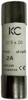 Плавкая вставка цилиндрическая ПВЦ (5х20) 1А КС