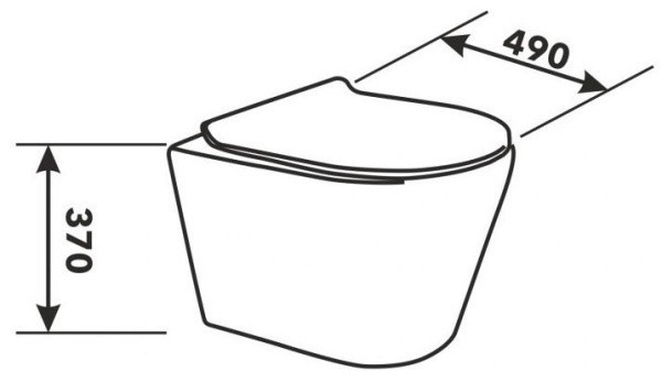 Унитаз подвесной AV Engineering ALCA (AVWHR201)