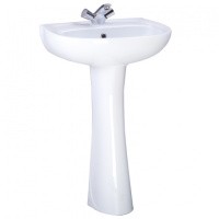 Умывальник 2-й величины с 1 отвестием Версия 57 (под пьедестал)