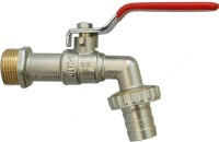 Кран шаровой водоразборный латунный BVR-CR Ду20 Ру10 р/штуц рычаг Ридан 065B8301RG