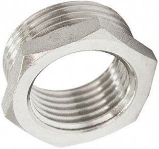 Футорка (переход-футорка) 2" x 1" никелированная