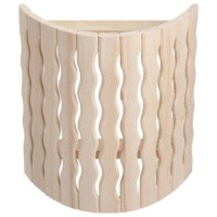 Абажур для светильника, угловой Волна, 26х10х31 см, липа БАННЫЕ ШТУЧКИ