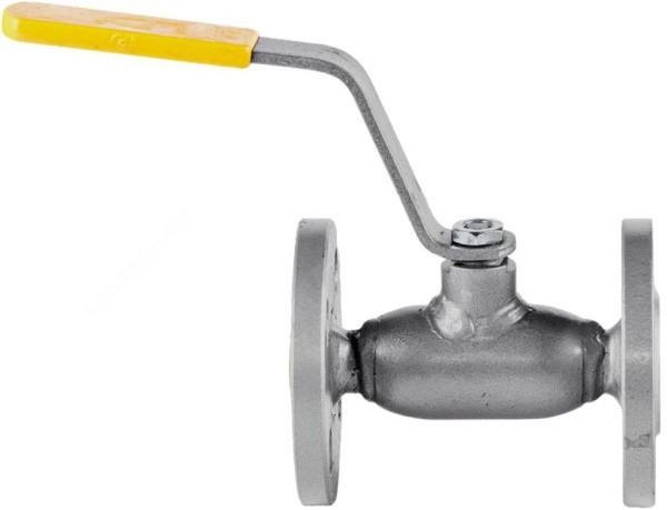 Кран стальной шаровый фланцевый DN 15 Ру40 КШ.Ц.Ф  LD 015.040.Н/П.02