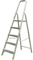 Лестница-стремянка алюминиевая матовая 5-и ступенчатая Ам705