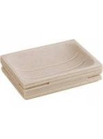 Мыльница Perfecto Linea Weathered sand, натуральный камень, полеризин, бежевая Мыльница Perfecto Linea Weathered sand, натуральный камень, полеризин, бежевая