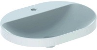 Умывальник VariForm эллиптический. 60х45 см, с полочкой для отверстия, без перелива Умывальник VariForm эллиптический. 60х45 см, с полочкой для отверстия, без перелива