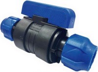 Кран шаровый компрессионный ПЭ Дн50х50 Ру16 VALFEX 121001235050