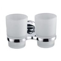 Стакан ZOLLEN ROSTOCK (RO85424) для зубных щеток и пасты настенный, 2 стакана Стакан ZOLLEN ROSTOCK (RO85424) для зубных щеток и пасты настенный, 2 стакана