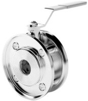 Кран стальной шаровый межфланцевый DN 65 Ру16 межфланцевый полнопроходной Стриж LD 065.016.02.Zn