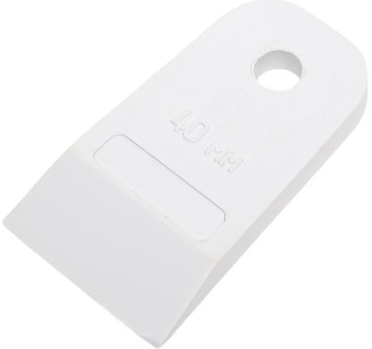 Шпатель резиновый белый 40 мм Remocolor 12-2-109