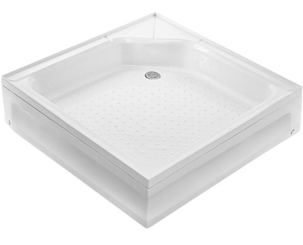 Поддон душевой акриловый квадратный WEMOR 90/24 S 900*900*240 мм Поддон душевой акриловый квадратный WEMOR 90/24 S 900*900*240 мм