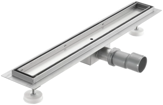 Душевой лоток BAD458002 под плитку, сухой+гидрозатвор (70*800мм) TIM