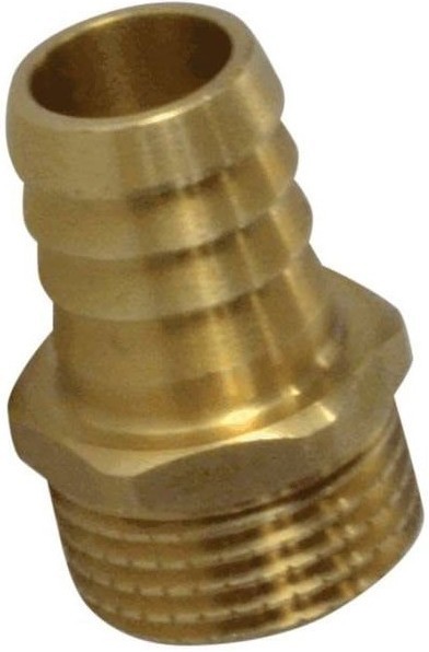 Штуцер латунный для шланга Дн14х1/2" НР неразъемный SantechSystems (018-2097)