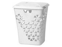 Корзина для белья Венеция 60л IDEA белая