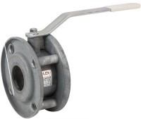 Кран стальной шаровый межфланцевый DN 80 PN16 полнопроходной LD Стриж 80.016.02.Zn