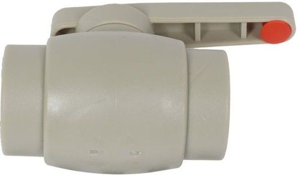 Кран шаровой ПП 32 серый РосТурПласт 27911