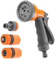 Пистолет-распылитель 8-позиционный+набор фитинга STARTUL GARDEN (ST6010-10)
