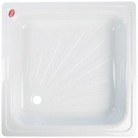 Поддон стальной эмалированный ANTIKA 80*80*15 см