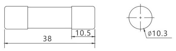 Плавкая вставка цилиндрическая ПВЦ (10х38) 4А КС