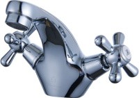 Смеситель для умывальника монолитный D80-110301 (елочка) Смеситель для умывальника монолитный D80-110301 (елочка)