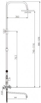 Душевая система КС КРЕСТ (870072459)