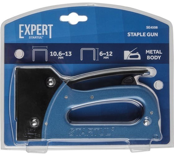 Пистолет скобозабивной мет. усиленный 6-12мм EXPERT STARTUL (SE4508)