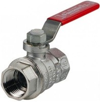 Кран шаровый латунный хр Ду32 Ру42 м/м полн рыч Giacomini R850X026