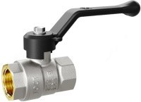 Кран шаровый латунный Pride нк Ду50 Ру25 м/м рычаг LD 47.112.1.50.M02